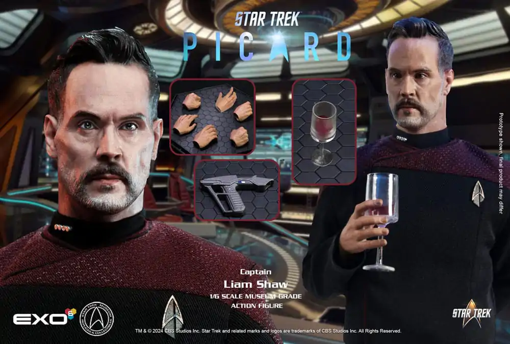 Star Trek: Picard akcijska figura 1/6 Captain Liam Shaw 30 cm fotografija proizvoda