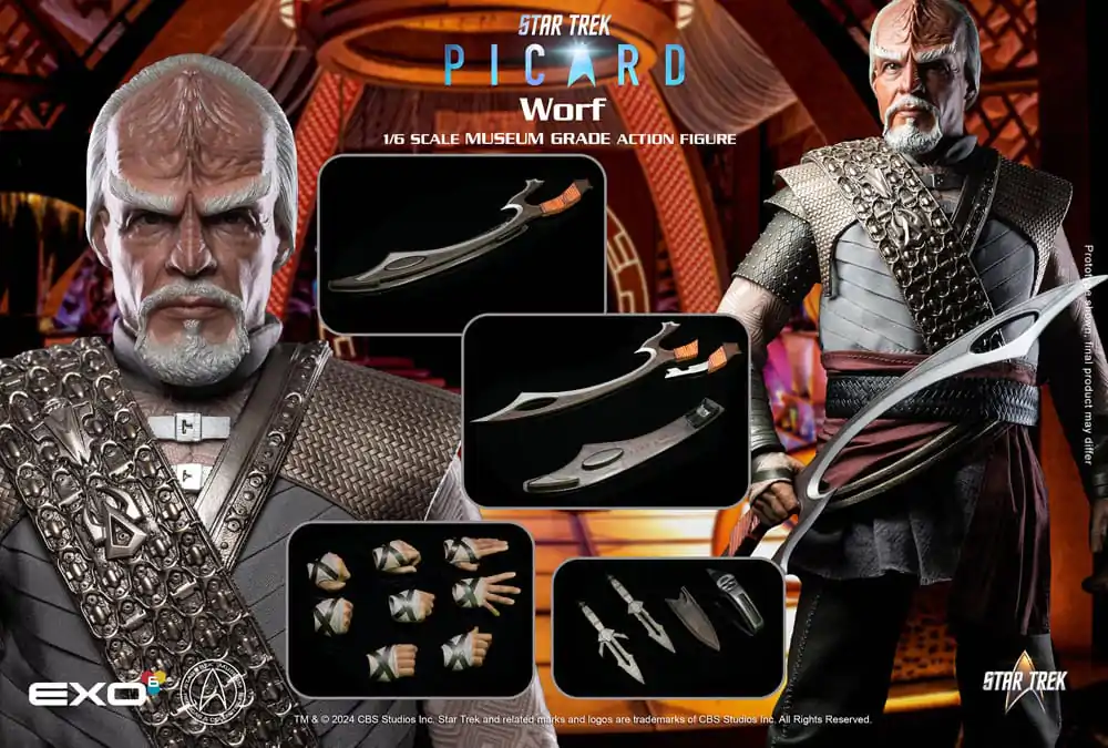 Star Trek: Picard Akcijska figura 1/6 Worf 30 cm fotografija proizvoda