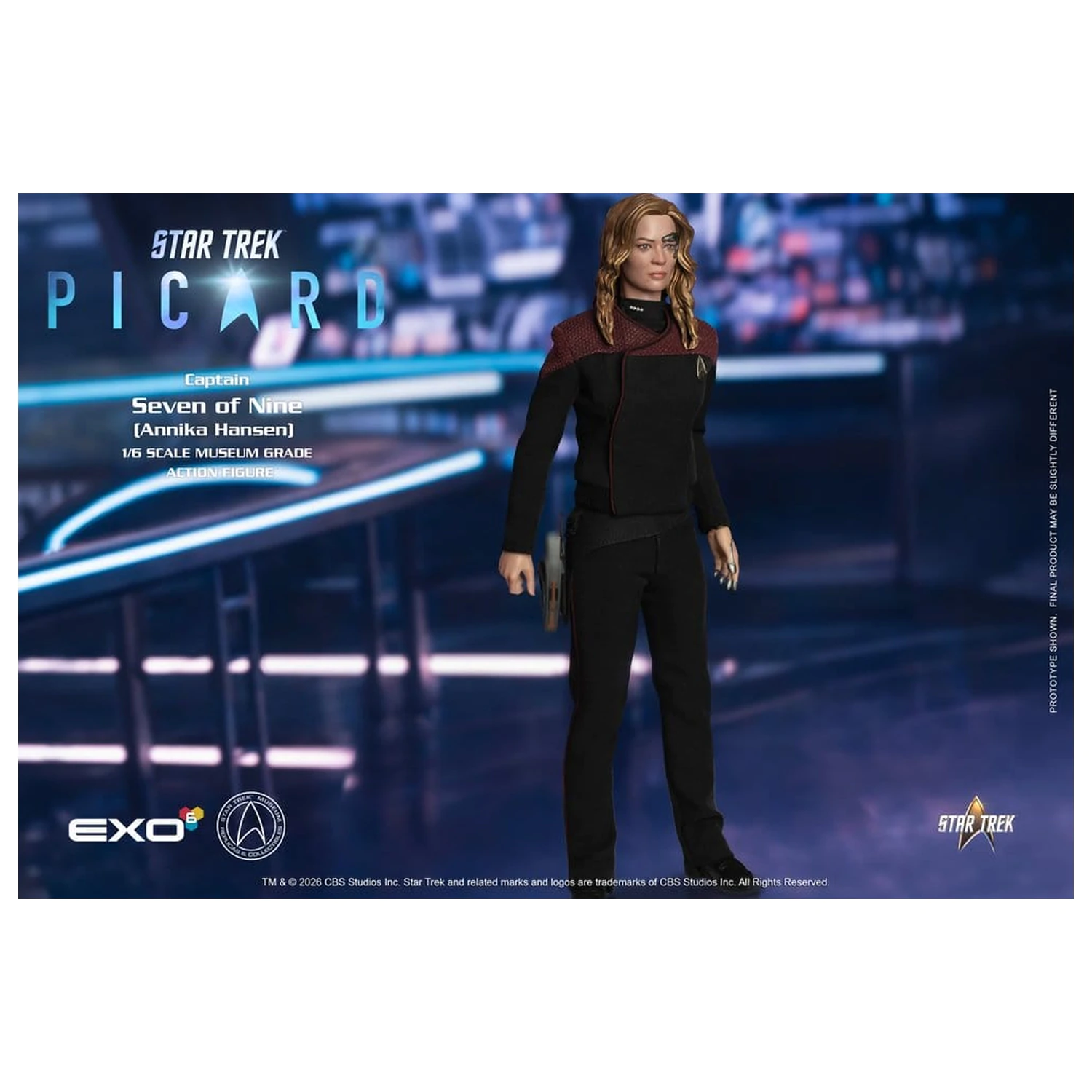 Star Trek: Picard figura 1/6 Captain Seven of Nine 29 cm fotografija proizvoda