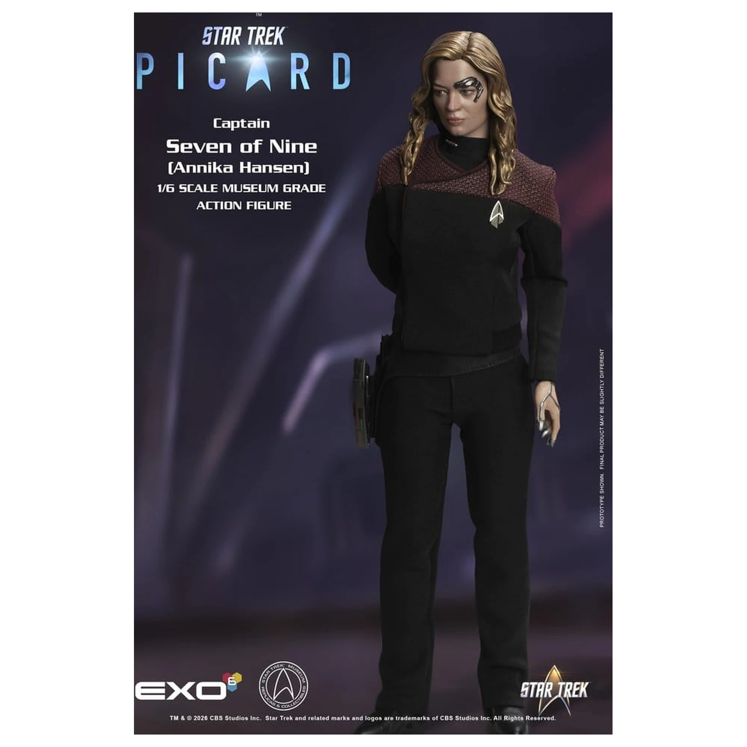 Star Trek: Picard figura 1/6 Captain Seven of Nine 29 cm fotografija proizvoda