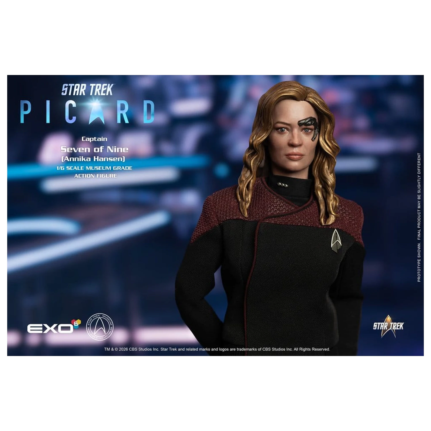 Star Trek: Picard figura 1/6 Captain Seven of Nine 29 cm fotografija proizvoda