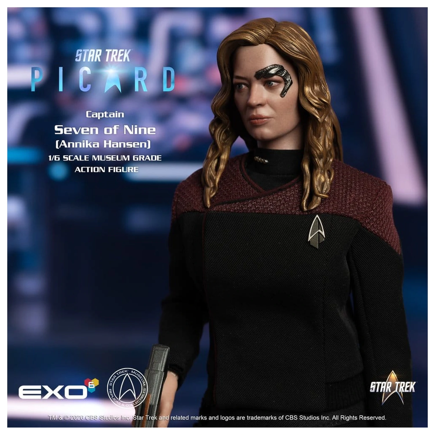 Star Trek: Picard figura 1/6 Captain Seven of Nine 29 cm fotografija proizvoda