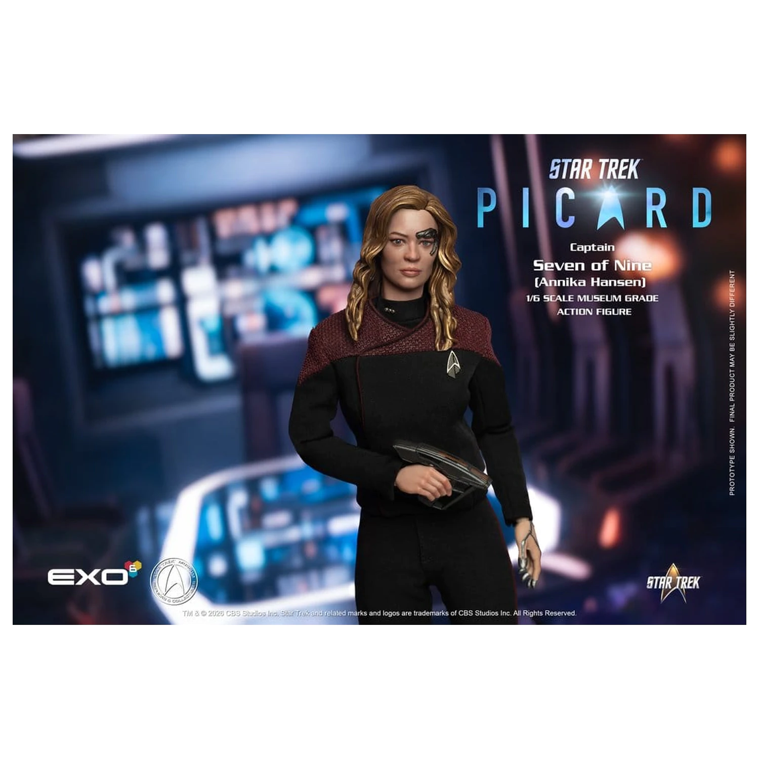Star Trek: Picard figura 1/6 Captain Seven of Nine 29 cm fotografija proizvoda