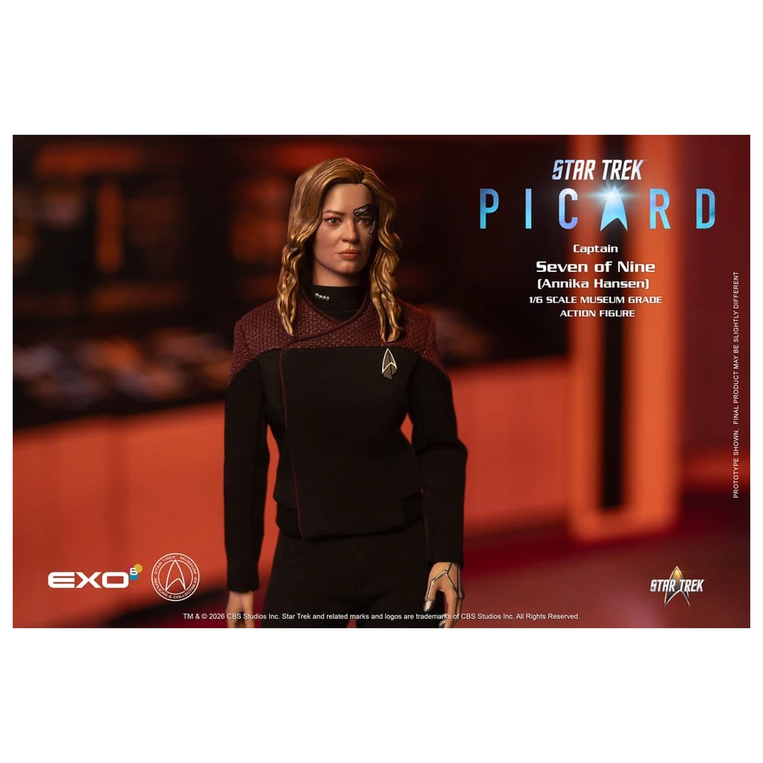 Star Trek: Picard figura 1/6 Captain Seven of Nine 29 cm fotografija proizvoda
