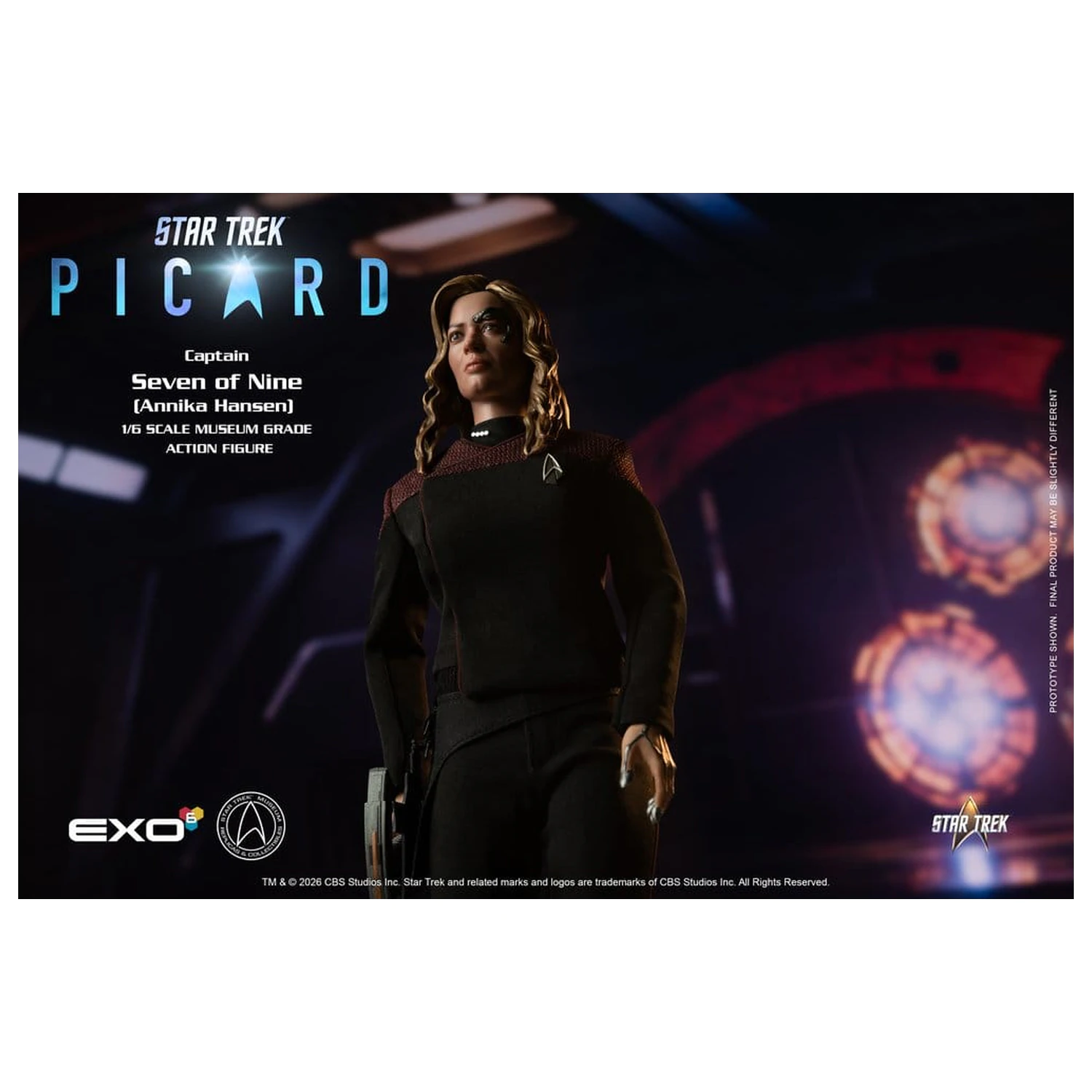 Star Trek: Picard figura 1/6 Captain Seven of Nine 29 cm fotografija proizvoda