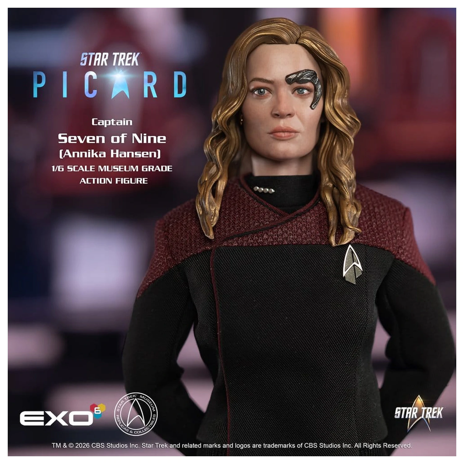 Star Trek: Picard figura 1/6 Captain Seven of Nine 29 cm fotografija proizvoda