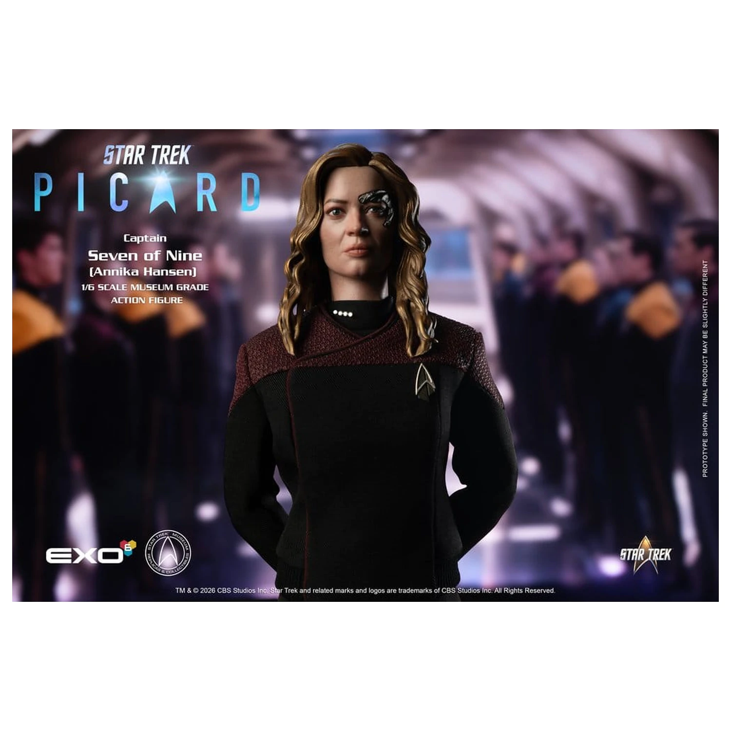 Star Trek: Picard figura 1/6 Captain Seven of Nine 29 cm fotografija proizvoda