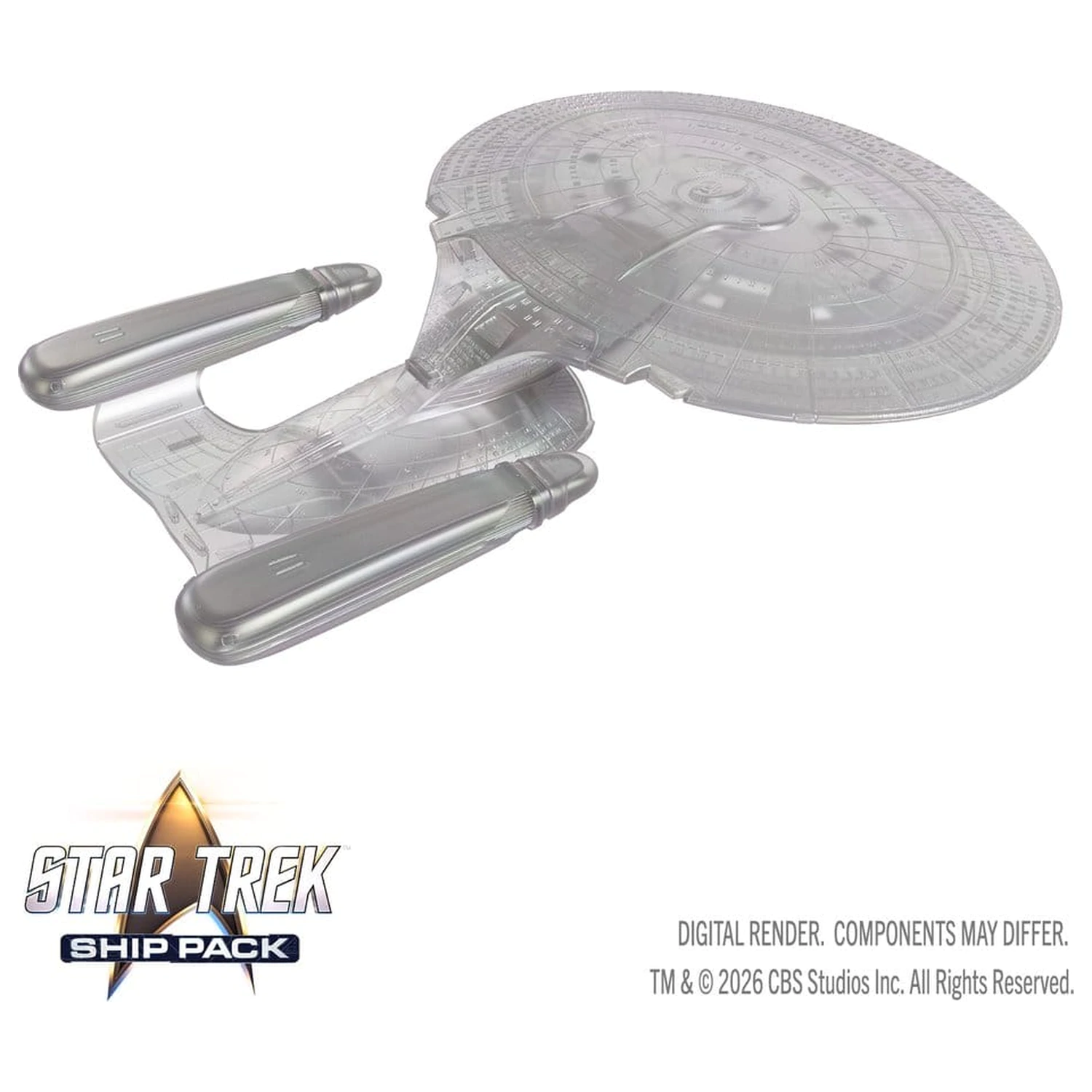 Star Trek Ship Pack Boxed prepainted Miniatures U.S.S. Enterprise - 60th Anniversary Edition 22 cm fotografija proizvoda