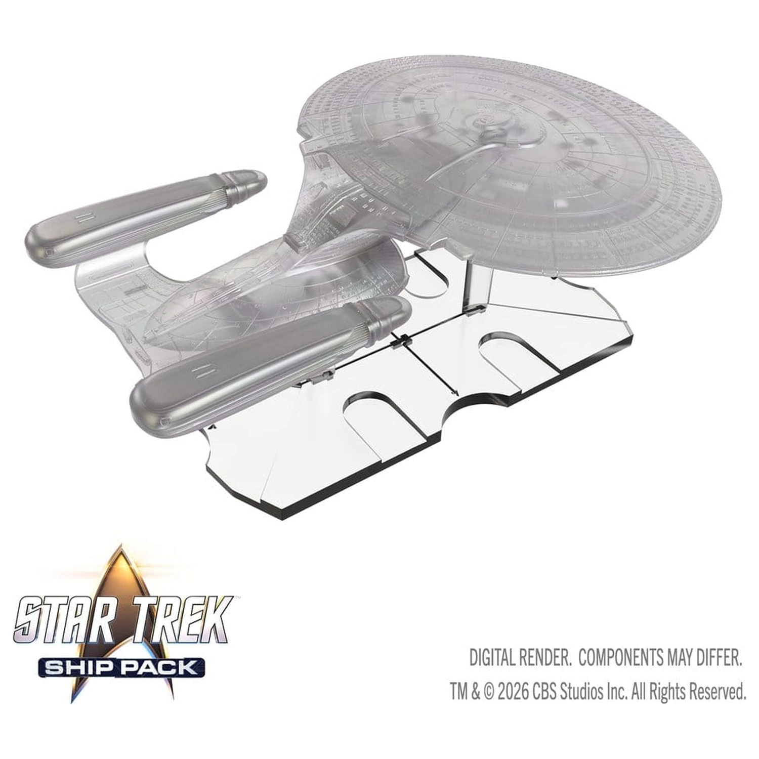 Star Trek Ship Pack Boxed prepainted Miniatures U.S.S. Enterprise - 60th Anniversary Edition 22 cm fotografija proizvoda