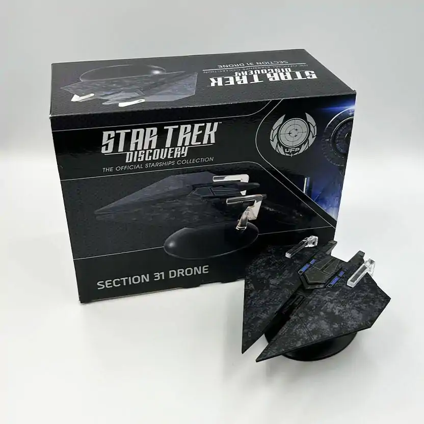 Star Trek Starship Metalni Lijevani Mini Replike Section 31 Fighter fotografija proizvoda