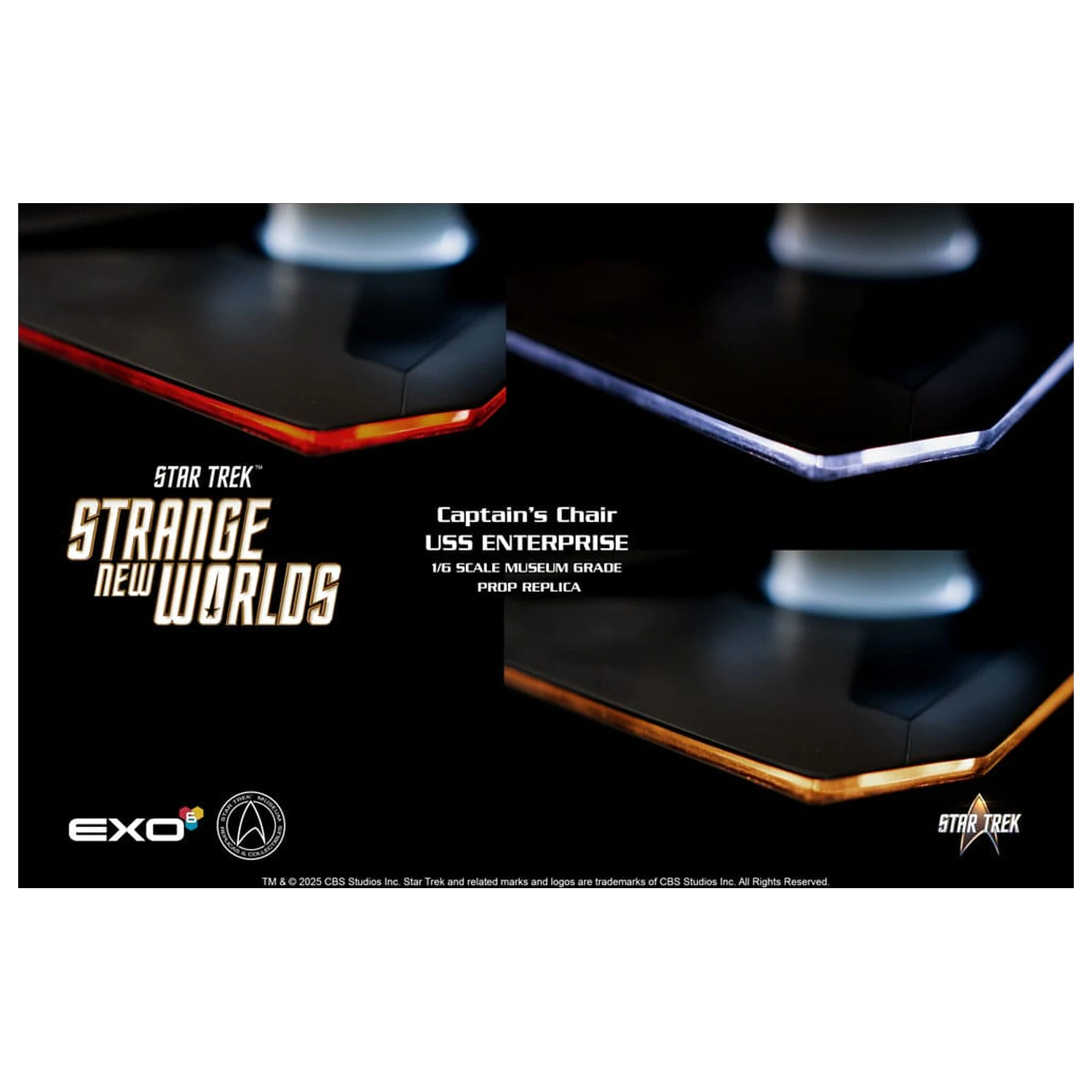 Star Trek: Strange New Worlds 1/6 USS Enterprise Zapovjednička stolica 19 cm fotografija proizvoda