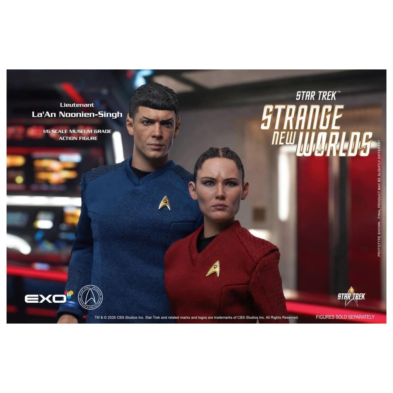 Star Trek: Strange New Worlds Akcijska figura 1/6 Lt. La'An Noonien-Singh 28 cm fotografija proizvoda