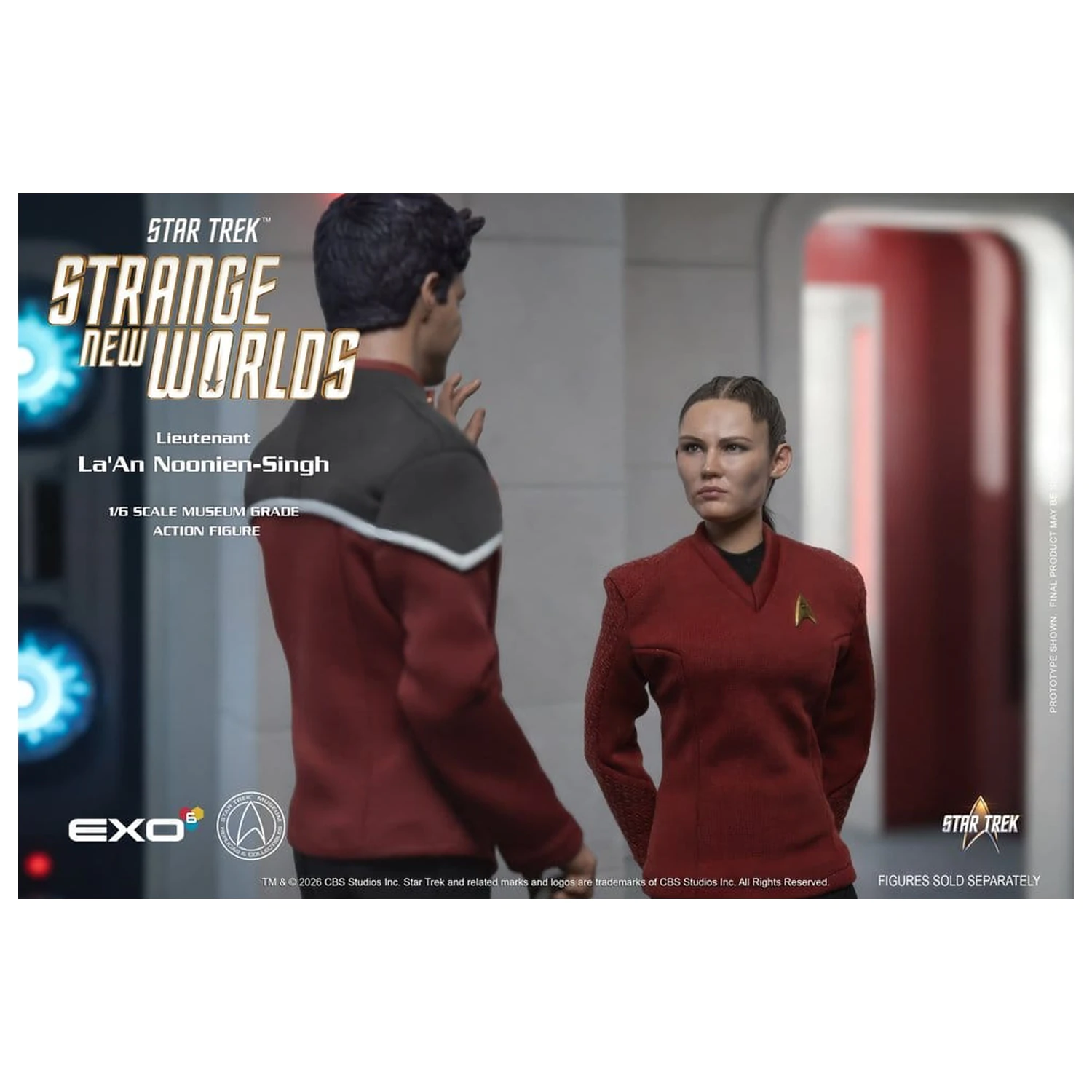 Star Trek: Strange New Worlds Akcijska figura 1/6 Lt. La'An Noonien-Singh 28 cm fotografija proizvoda