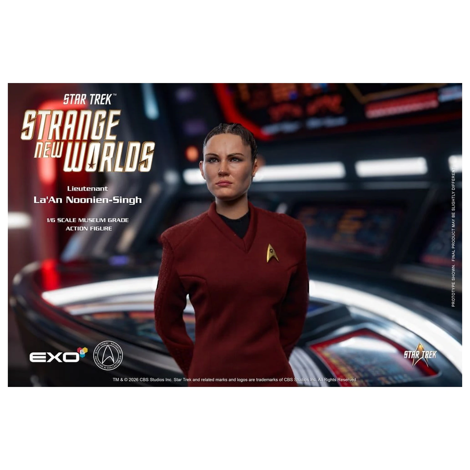 Star Trek: Strange New Worlds Akcijska figura 1/6 Lt. La'An Noonien-Singh 28 cm fotografija proizvoda