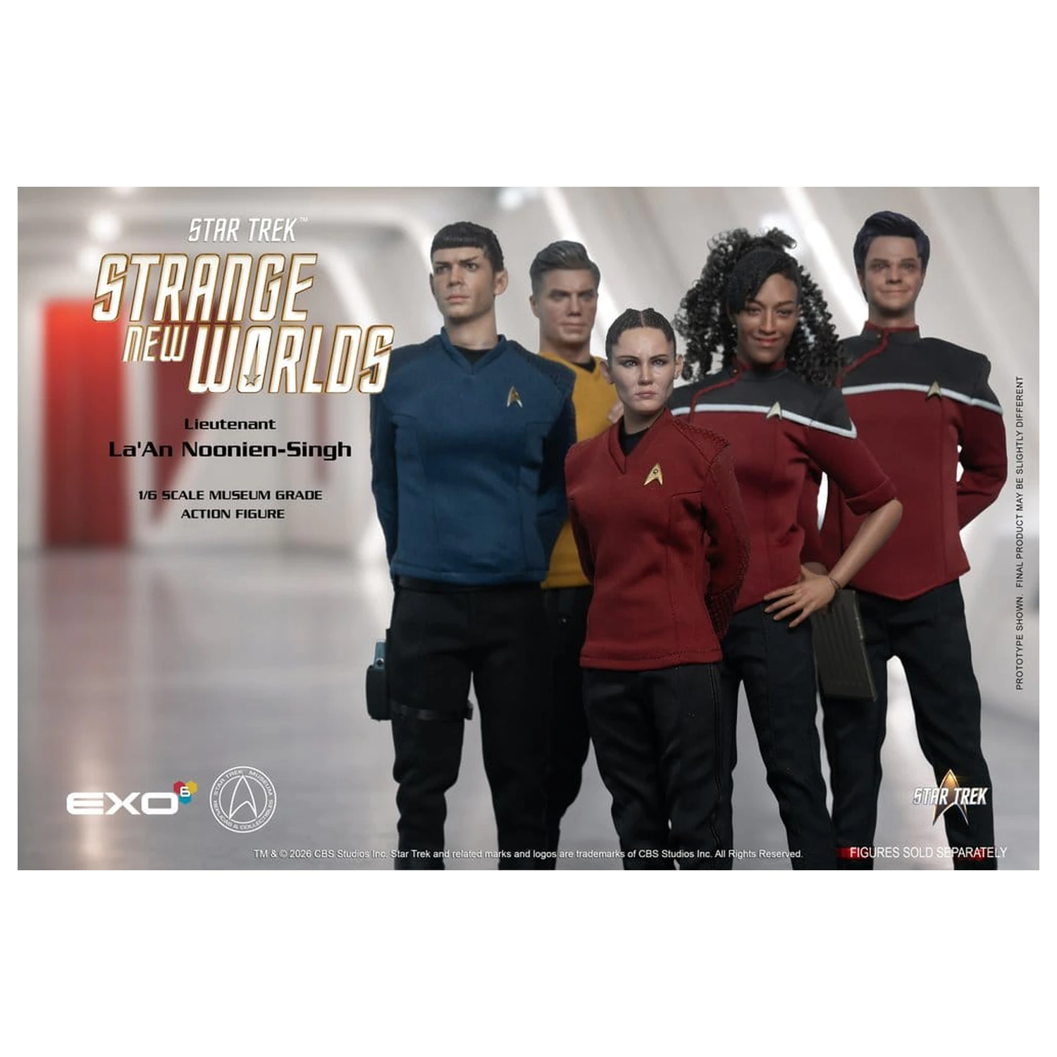 Star Trek: Strange New Worlds Akcijska figura 1/6 Lt. La'An Noonien-Singh 28 cm fotografija proizvoda