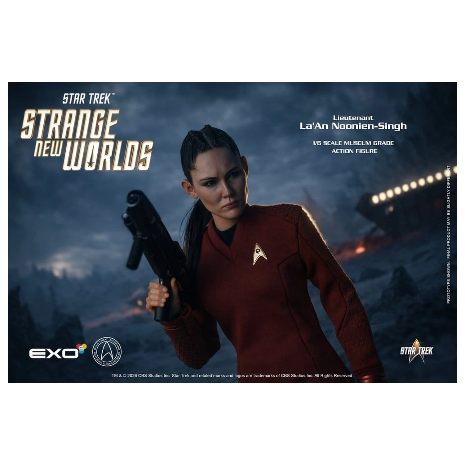 Star Trek: Strange New Worlds Akcijska figura 1/6 Lt. La'An Noonien-Singh 28 cm fotografija proizvoda
