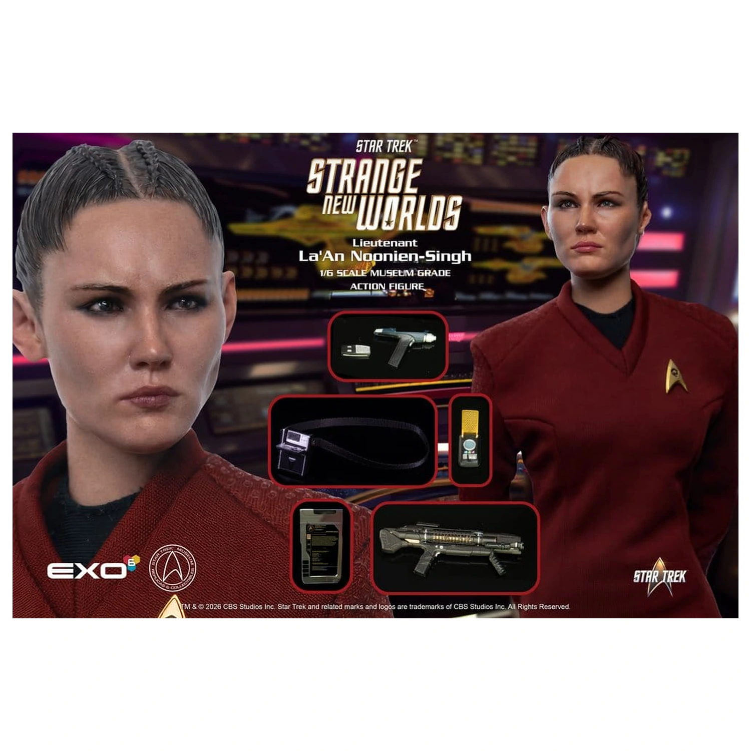 Star Trek: Strange New Worlds Akcijska figura 1/6 Lt. La'An Noonien-Singh 28 cm fotografija proizvoda