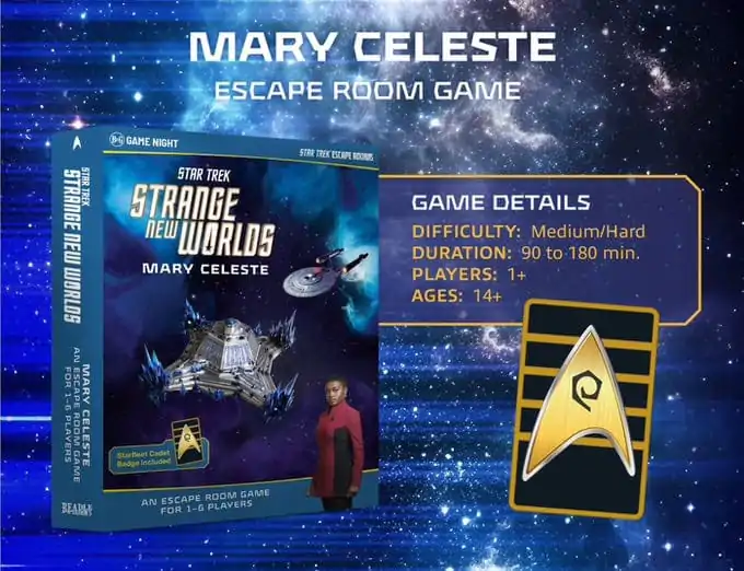 Star Trek Strange New Worlds Igra sobe za bijeg Mary Celeste Engleska verzija fotografija proizvoda