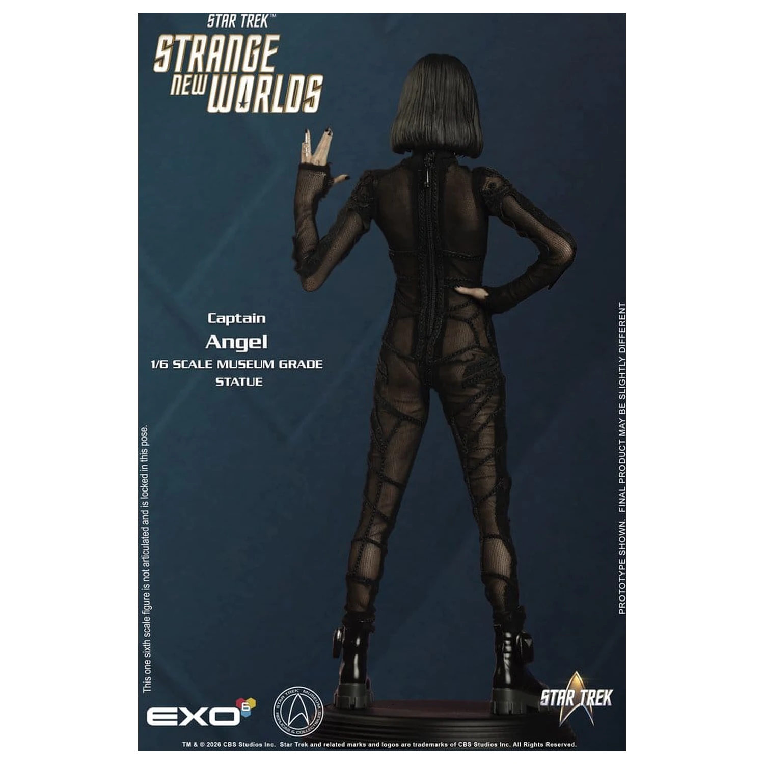 Star Trek: Strange New Worlds figura mješovitog medija 1/6 kapetan Angel 28 cm fotografija proizvoda