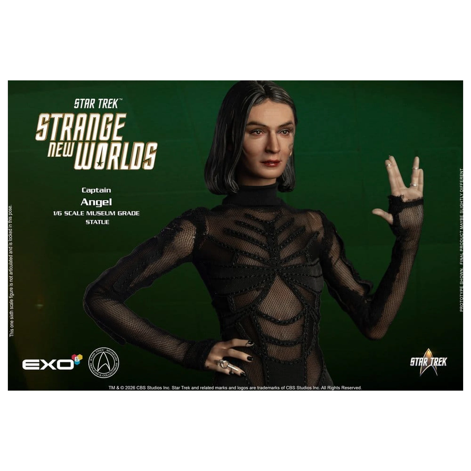 Star Trek: Strange New Worlds figura mješovitog medija 1/6 kapetan Angel 28 cm fotografija proizvoda