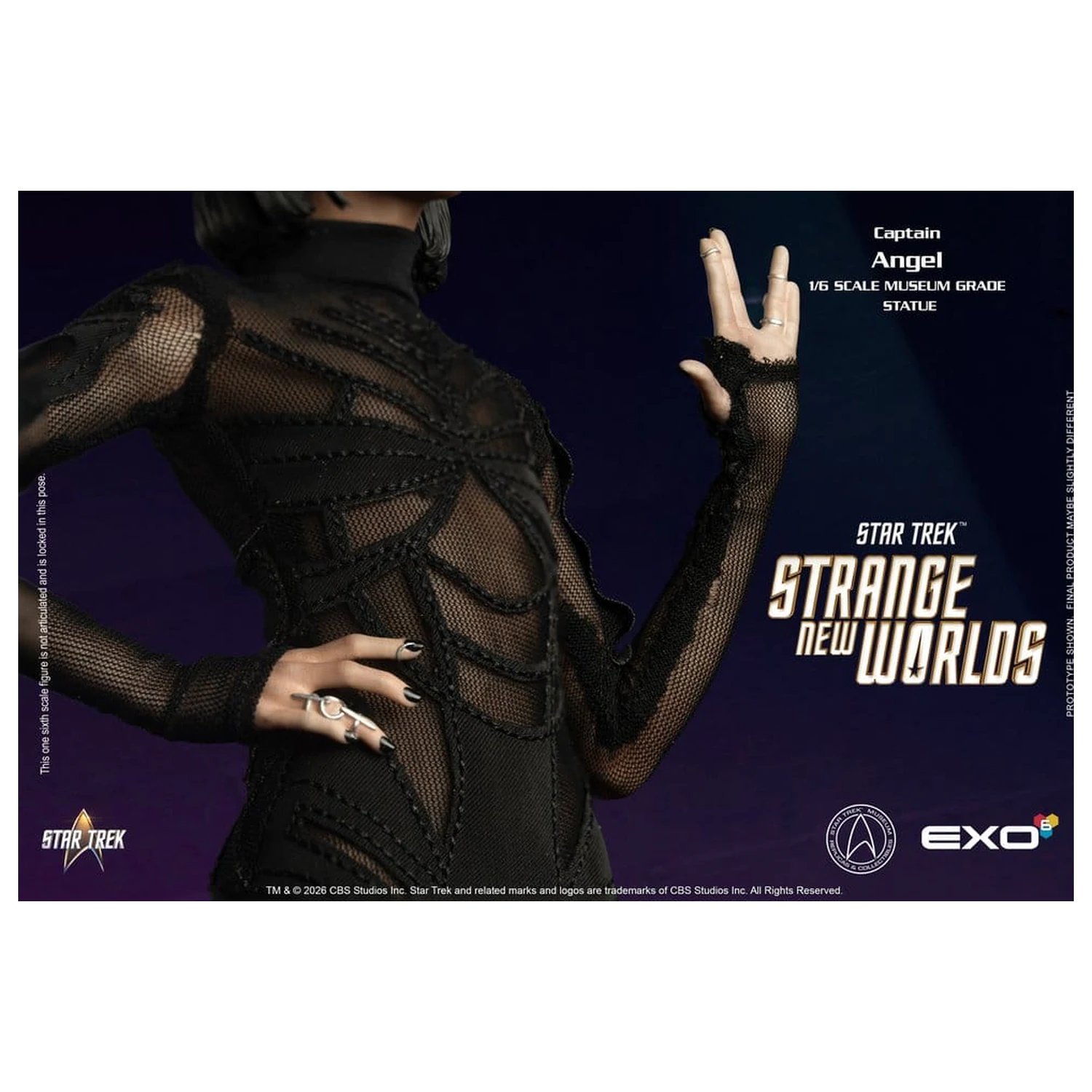 Star Trek: Strange New Worlds figura mješovitog medija 1/6 kapetan Angel 28 cm fotografija proizvoda