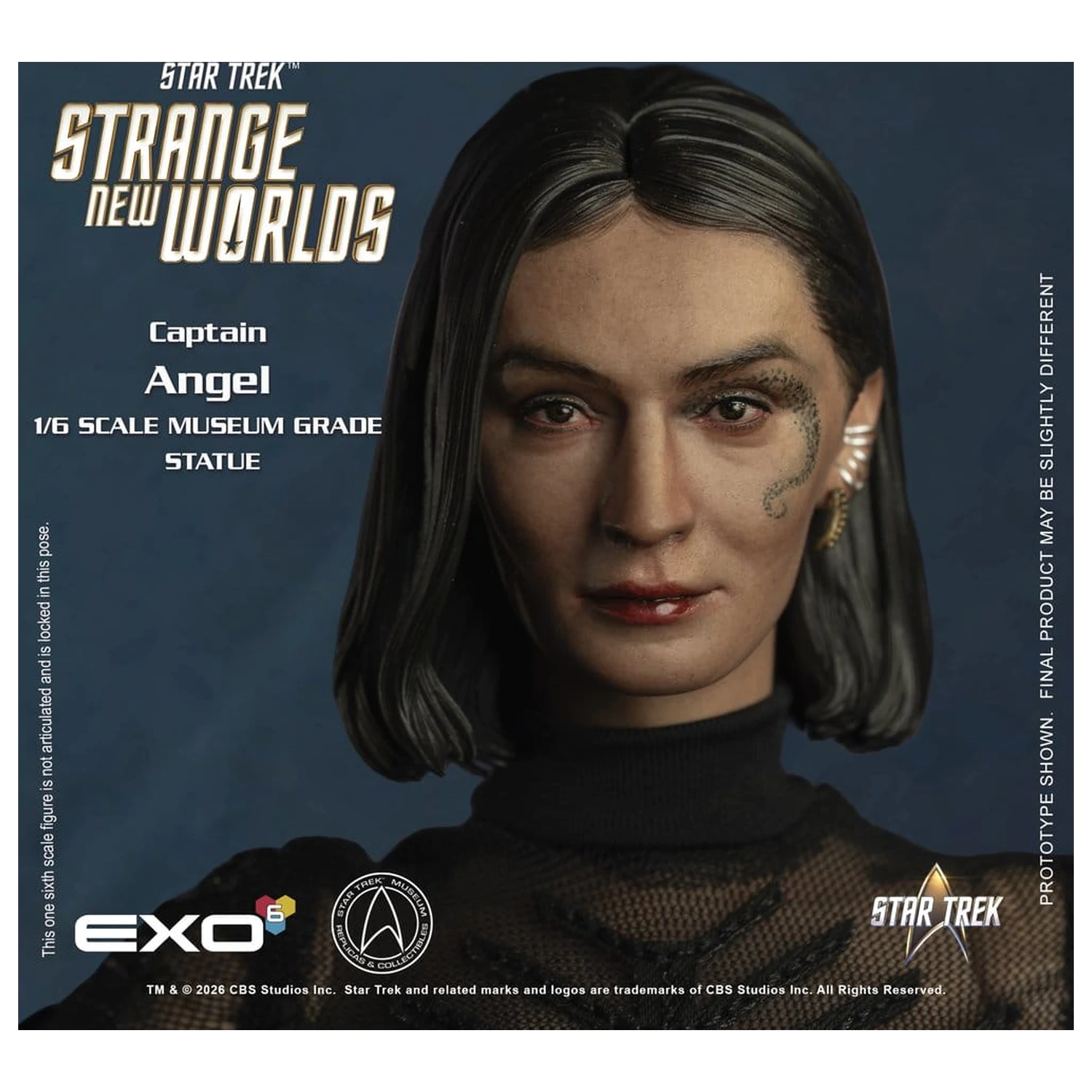 Star Trek: Strange New Worlds figura mješovitog medija 1/6 kapetan Angel 28 cm fotografija proizvoda