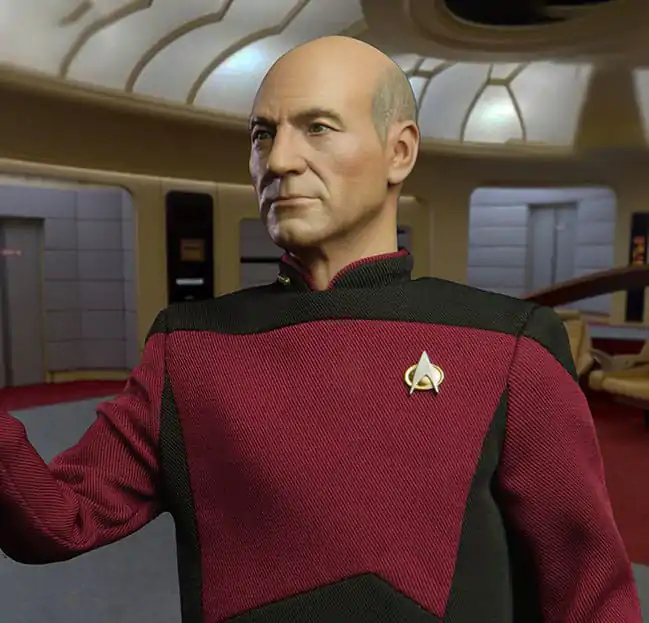 Star Trek: The Next Generation Akcijska Figura 1/6 Captain Jean-Luc Picard (Essential Duty Uniform) 30 cm fotografija proizvoda