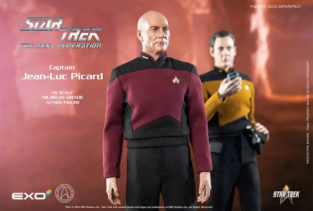 Star Trek: The Next Generation Akcijska Figura 1/6 Captain Jean-Luc Picard (Essential Duty Uniform) 30 cm fotografija proizvoda