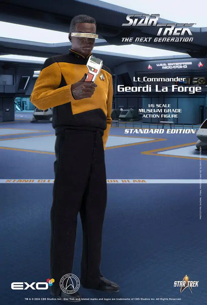 Star Trek: The Next Generation akcijska figura 1/6 Lt. Commander Geordi La Forge (Standard Version) 28 cm fotografija proizvoda