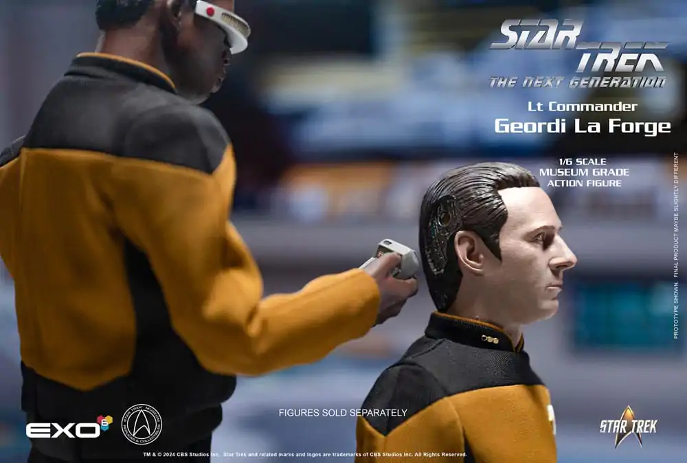 Star Trek: The Next Generation akcijska figura 1/6 Lt. Commander Geordi La Forge (Standard Version) 28 cm fotografija proizvoda