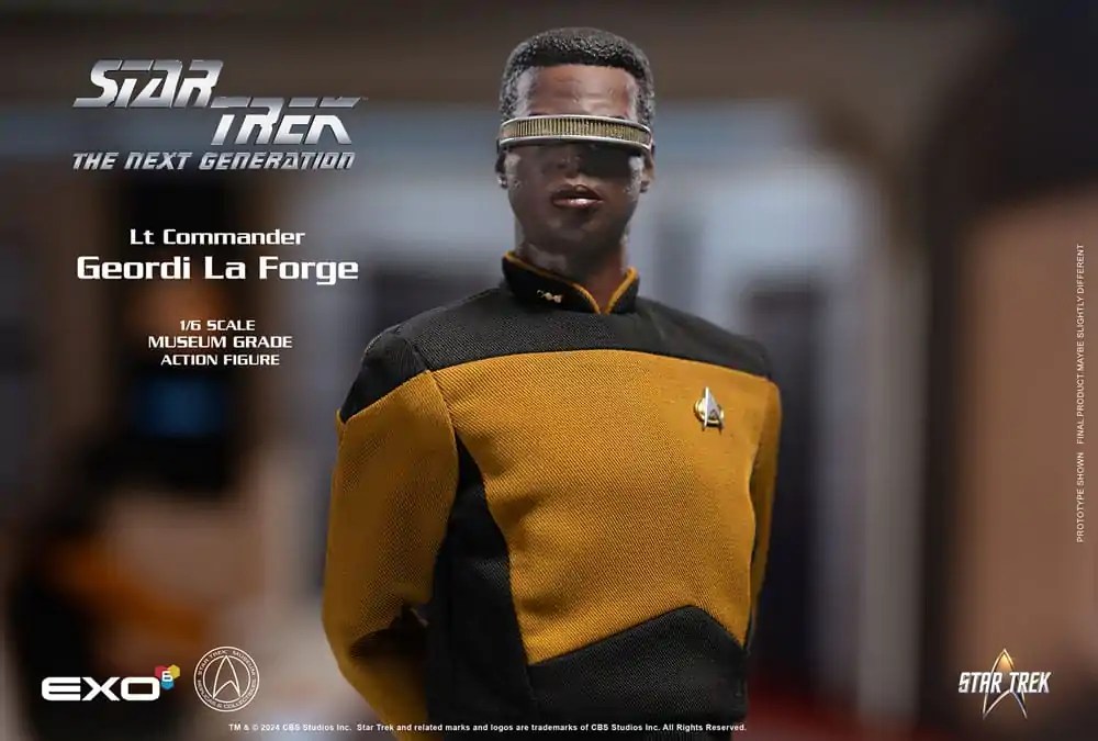 Star Trek: The Next Generation akcijska figura 1/6 Lt. Commander Geordi La Forge (Standard Version) 28 cm fotografija proizvoda