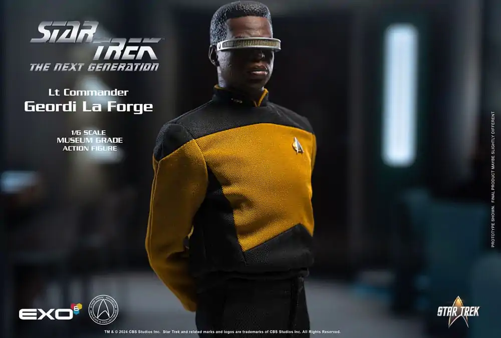Star Trek: The Next Generation akcijska figura 1/6 Lt. Commander Geordi La Forge (Standard Version) 28 cm fotografija proizvoda