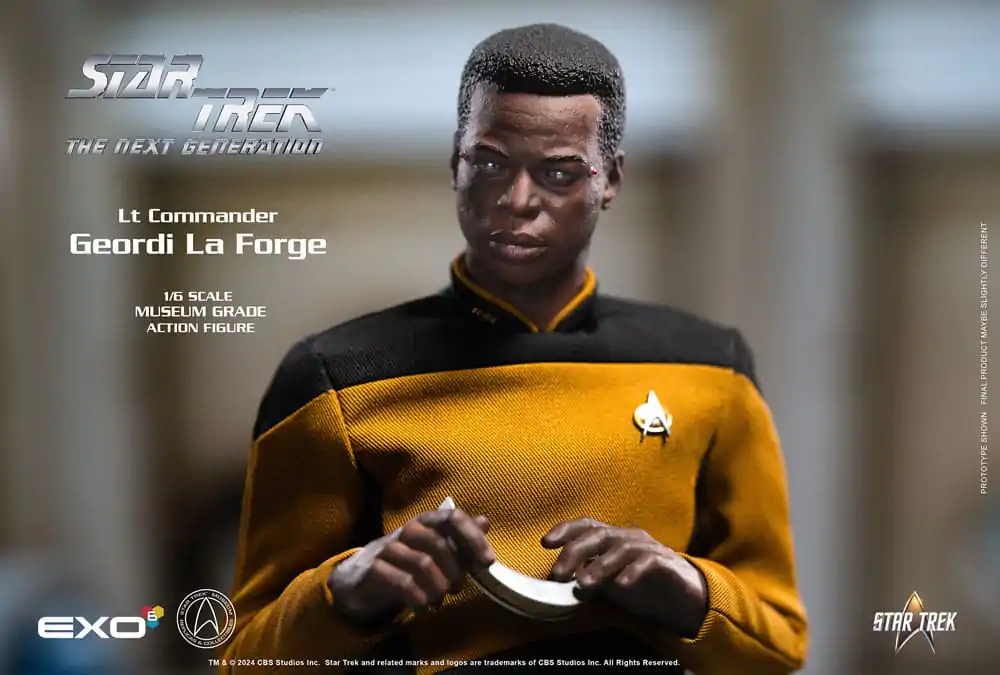 Star Trek: The Next Generation akcijska figura 1/6 Lt. Commander Geordi La Forge (Standard Version) 28 cm fotografija proizvoda