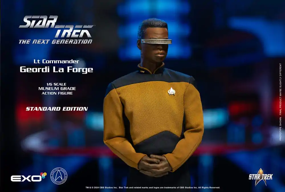 Star Trek: The Next Generation akcijska figura 1/6 Lt. Commander Geordi La Forge (Standard Version) 28 cm fotografija proizvoda