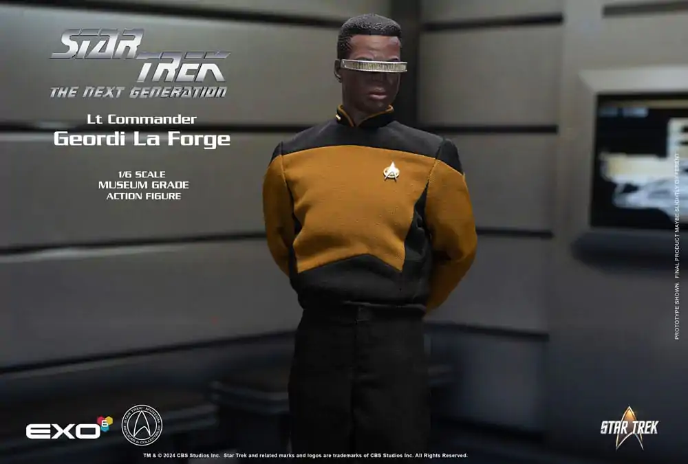 Star Trek: The Next Generation akcijska figura 1/6 Lt. Commander Geordi La Forge (Standard Version) 28 cm fotografija proizvoda