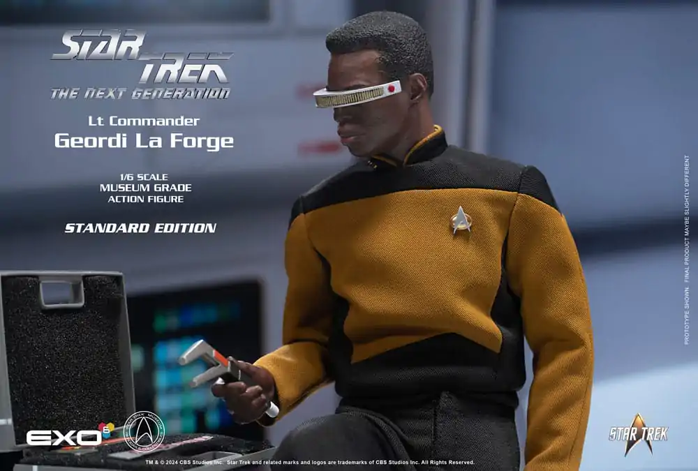Star Trek: The Next Generation akcijska figura 1/6 Lt. Commander Geordi La Forge (Standard Version) 28 cm fotografija proizvoda