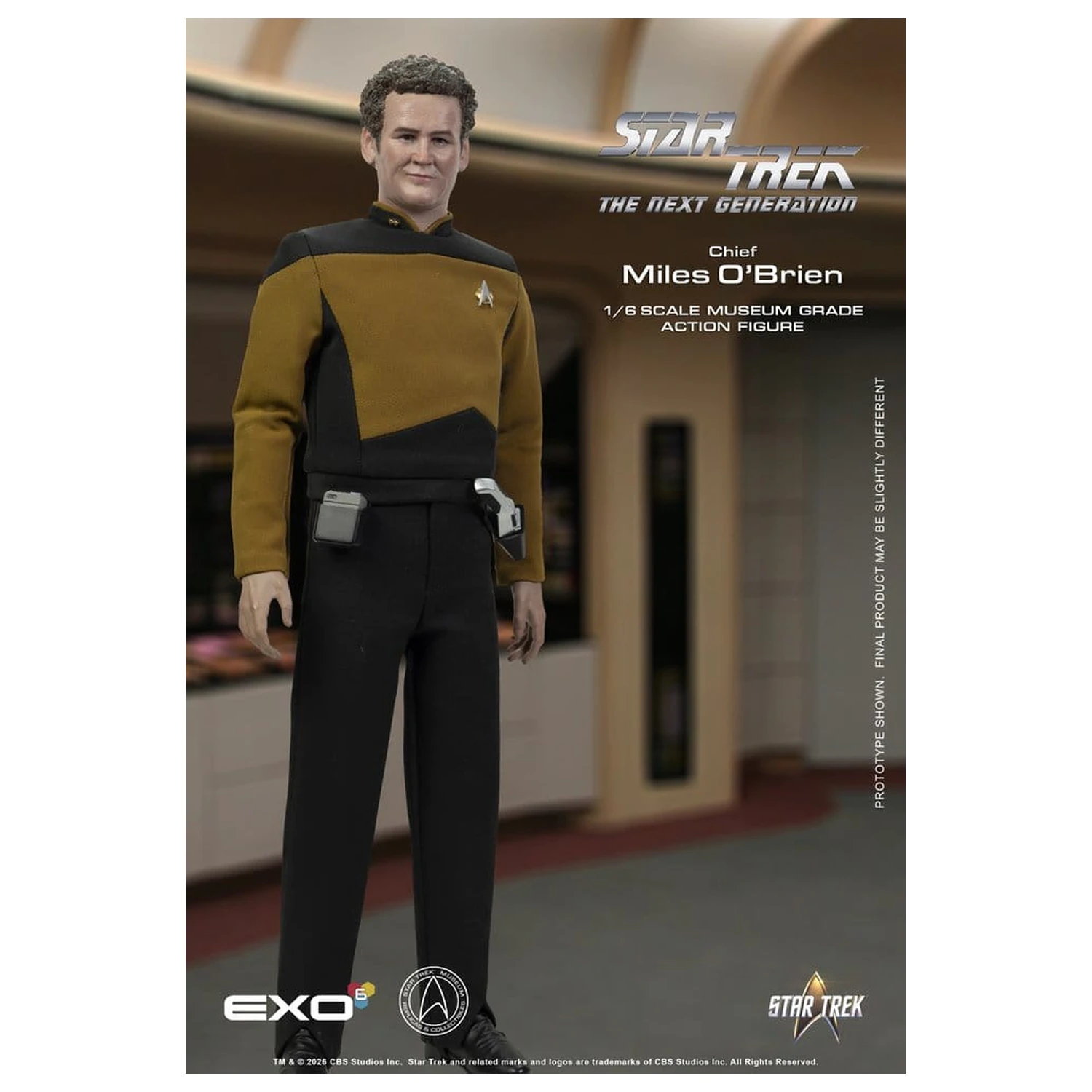 Star Trek: The Next Generation Akcijska figura 1/6 Chief Miles O'Brien Essential Version 30 cm fotografija proizvoda