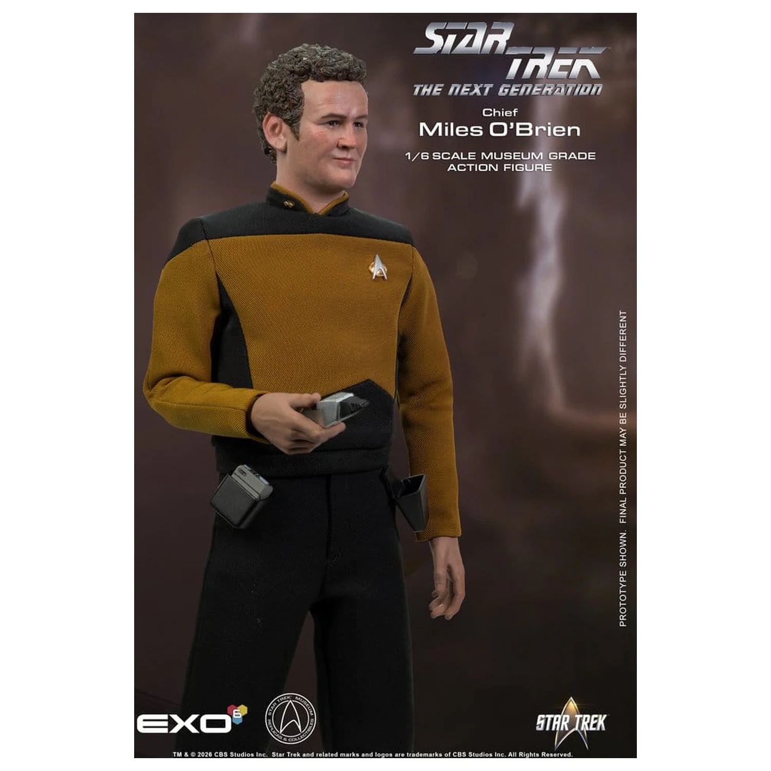 Star Trek: The Next Generation Akcijska figura 1/6 Chief Miles O'Brien Essential Version 30 cm fotografija proizvoda