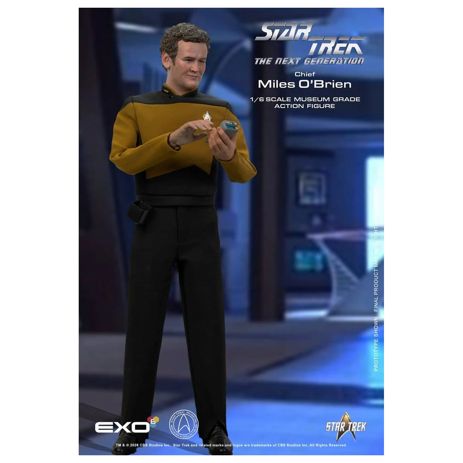 Star Trek: The Next Generation Akcijska figura 1/6 Chief Miles O'Brien s Transporter konzolom 30 cm fotografija proizvoda