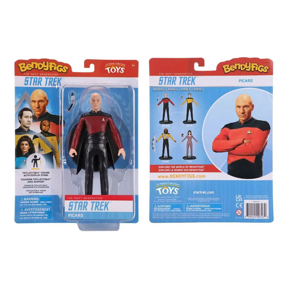 Star Trek: The Next Generation Bendyfigs Savitljiva Figura Capt. Picard 19 cm fotografija proizvoda