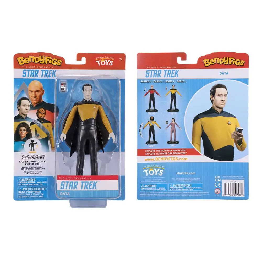 Star Trek: The Next Generation Bendyfigs Savitljiva figura Lt. Cmdr. Data 19 cm fotografija proizvoda