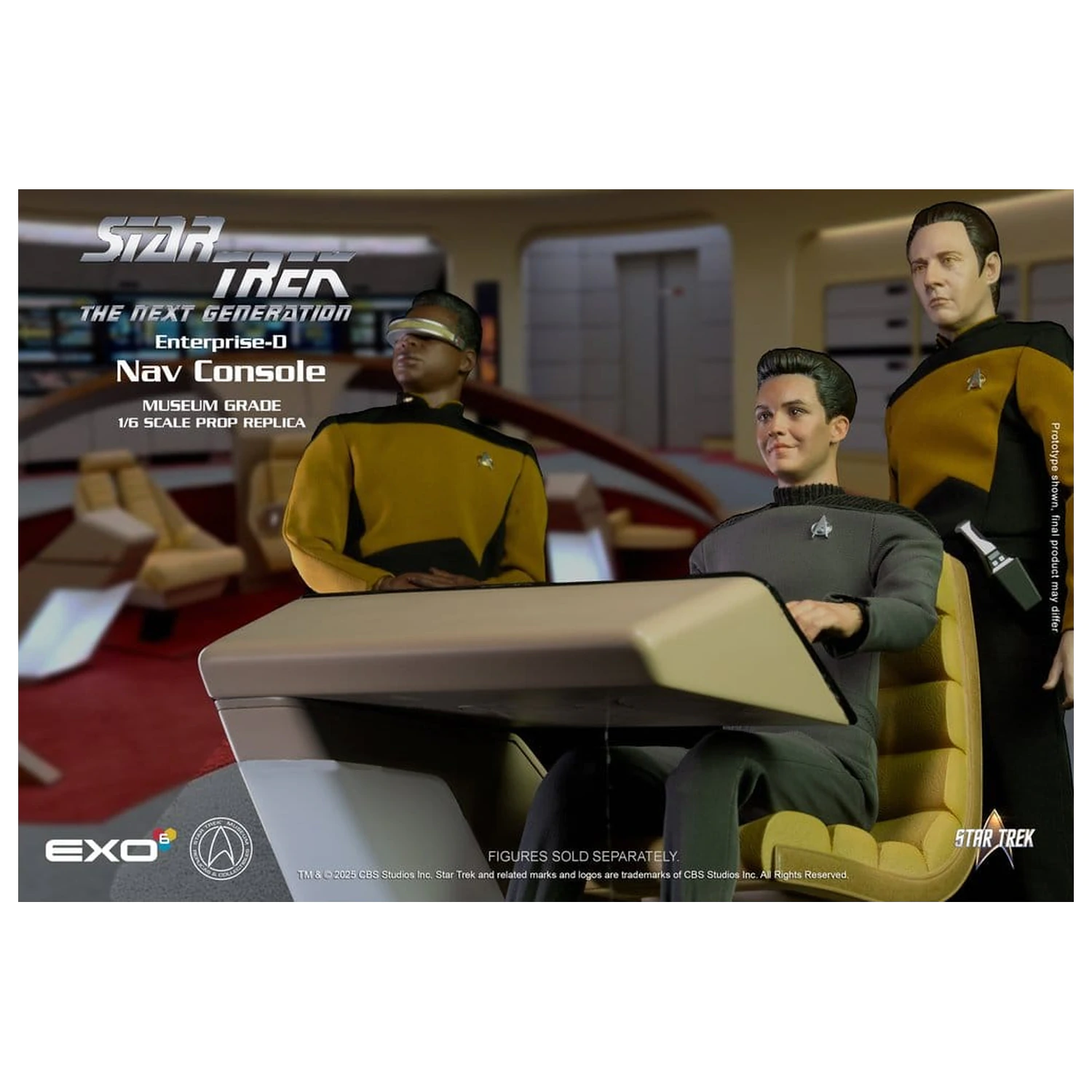 Star Trek: The Next Generation replika 1/6 mosta Enterprise-D KONZOLA za CONN fotografija proizvoda
