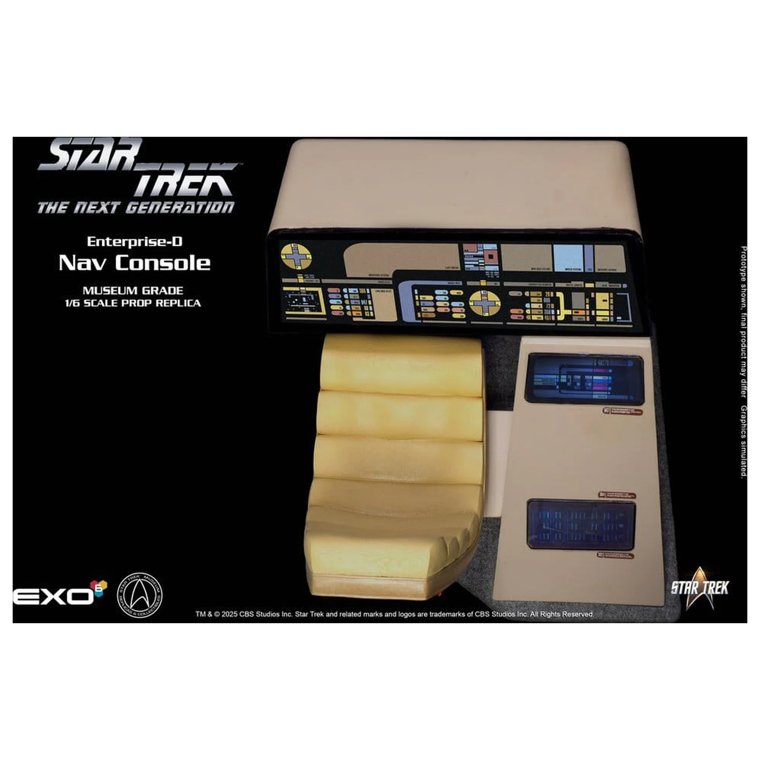 Star Trek: The Next Generation replika 1/6 mosta Enterprise-D KONZOLA za CONN fotografija proizvoda