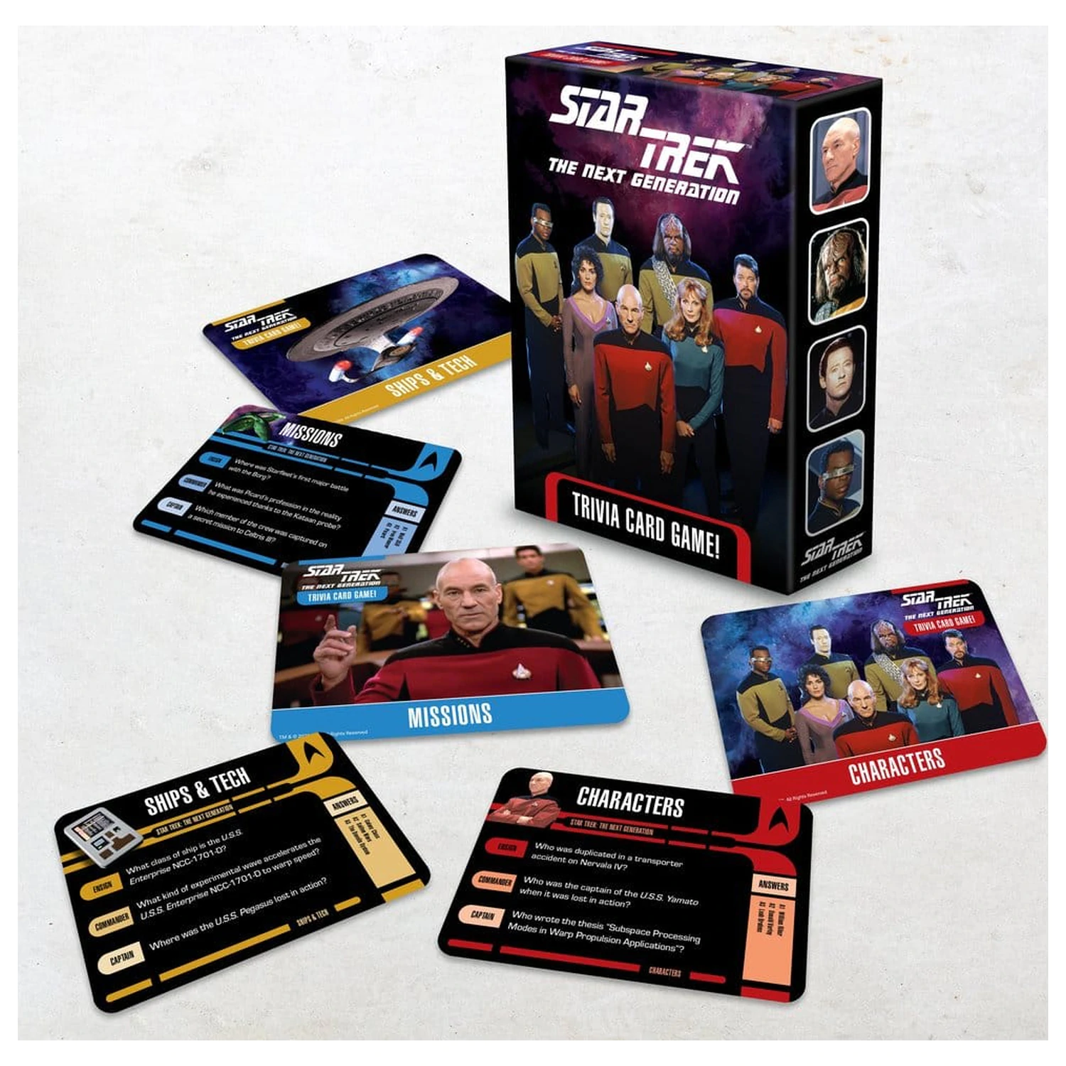 Star Trek: The Next Generation Kartična igra s pitanjima o poznavanju serije fotografija proizvoda