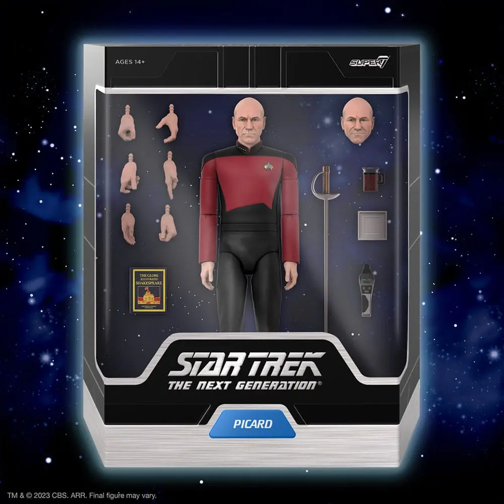 Star Trek: The Next Generation Ultimates akcijska figura Captain Picard 18 cm fotografija proizvoda