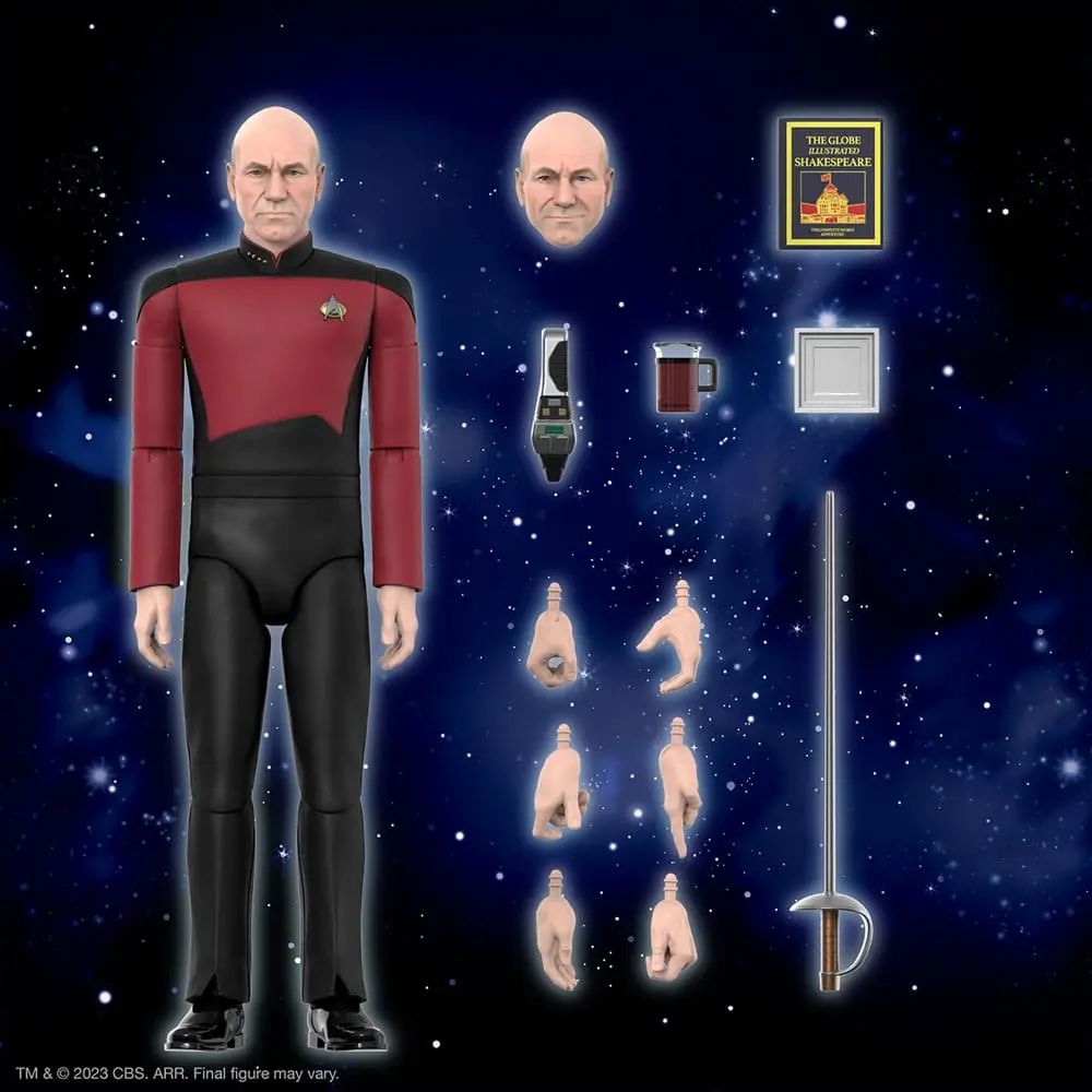 Star Trek: The Next Generation Ultimates akcijska figura Captain Picard 18 cm fotografija proizvoda