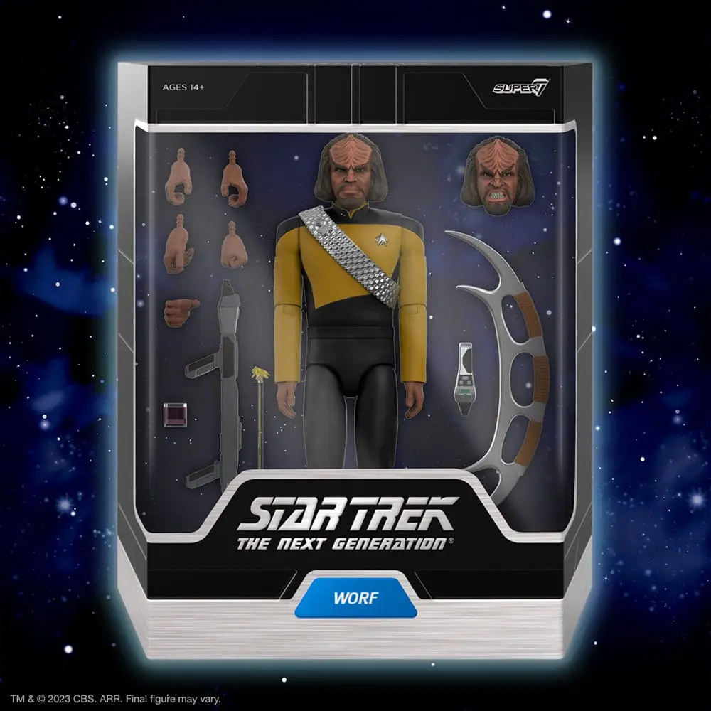 Star Trek: The Next Generation Ultimates akcijska figura Worf 18 cm fotografija proizvoda