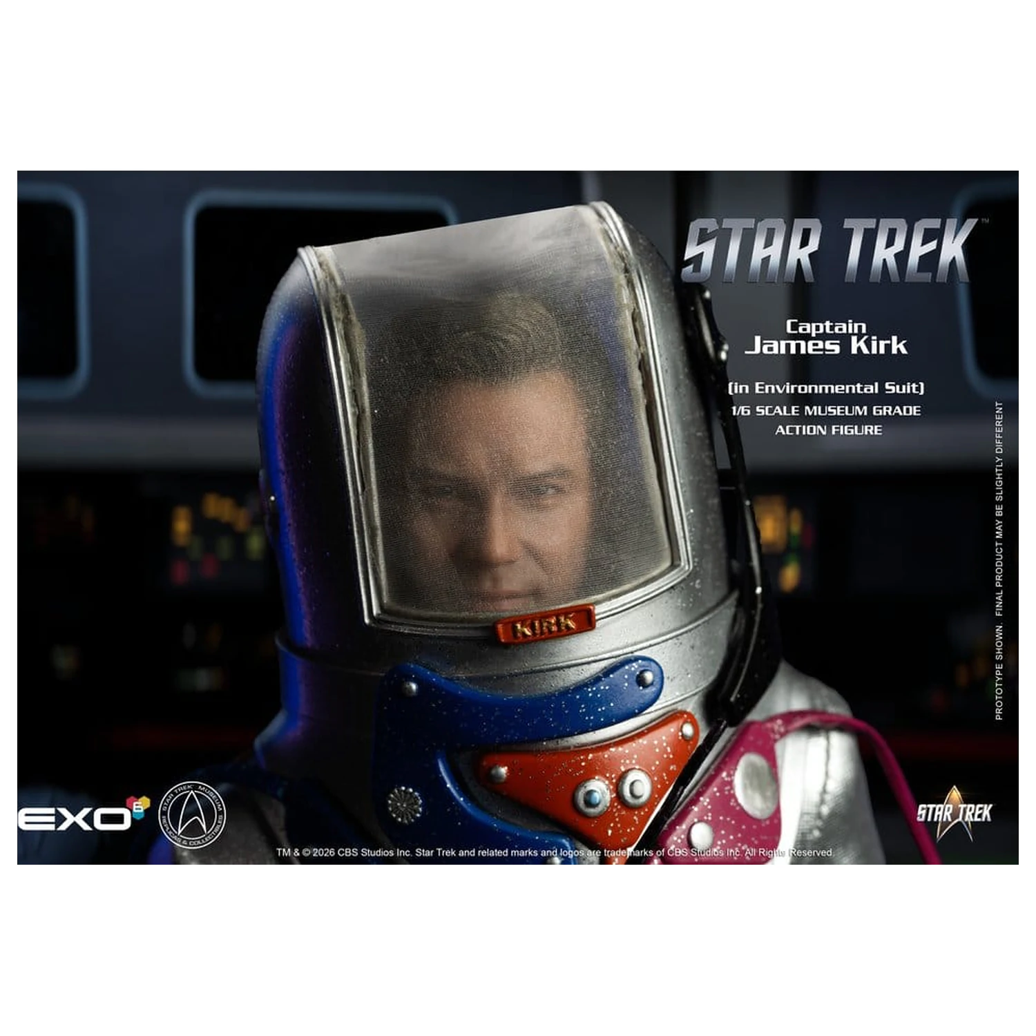 Star Trek: The Original Series akcijska figura 1/6 Kapetan James T. Kirk (u svemirskom odijelu) 29 cm fotografija proizvoda