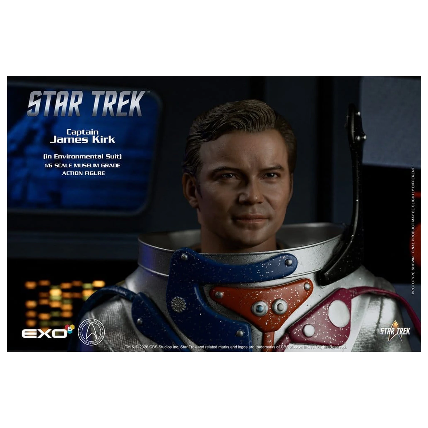 Star Trek: The Original Series akcijska figura 1/6 Kapetan James T. Kirk (u svemirskom odijelu) 29 cm fotografija proizvoda