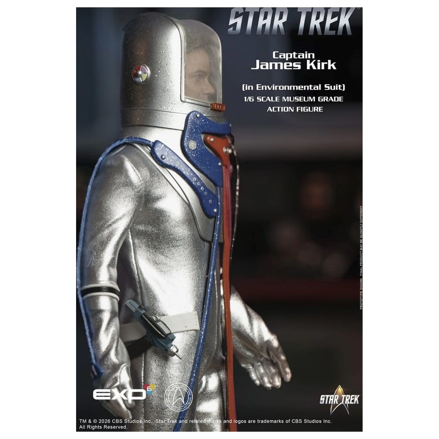 Star Trek: The Original Series akcijska figura 1/6 Kapetan James T. Kirk (u svemirskom odijelu) 29 cm fotografija proizvoda